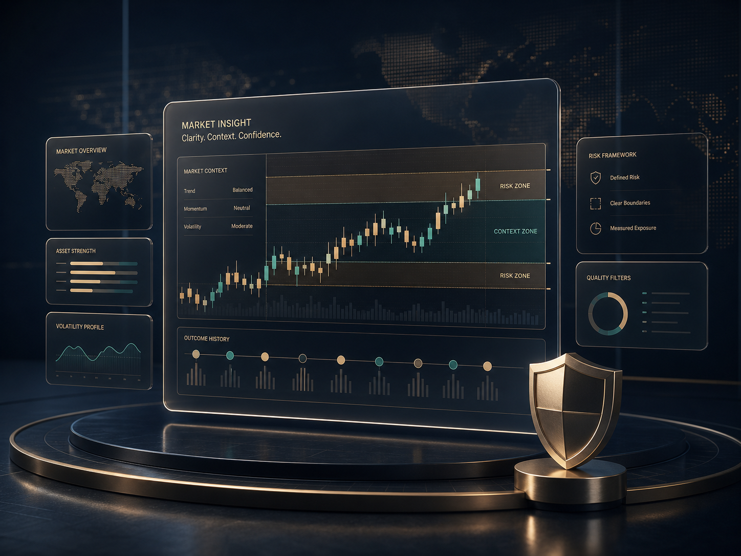 Premium structured market insight and risk framework