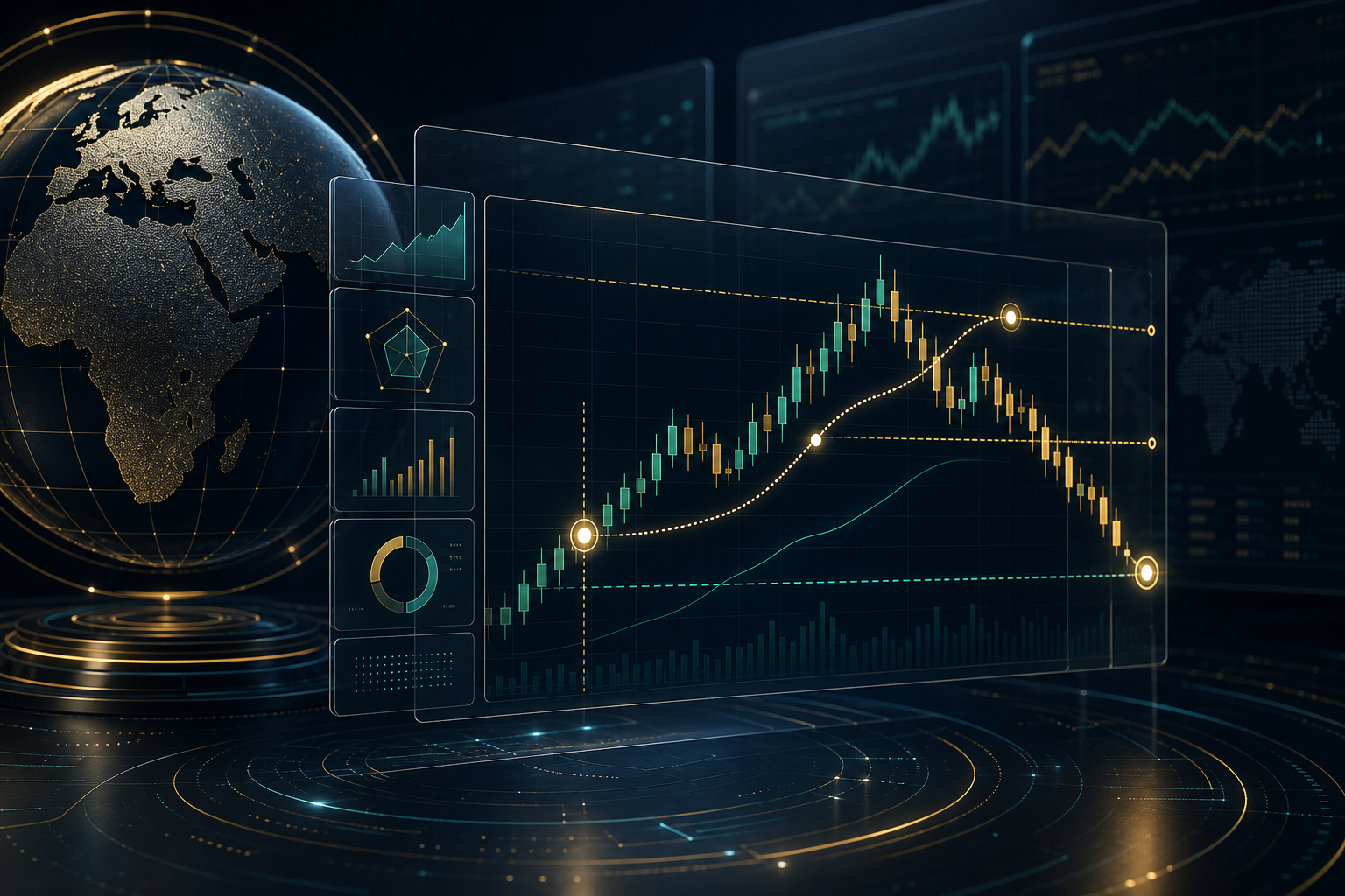 3D market insight lifecycle visualization